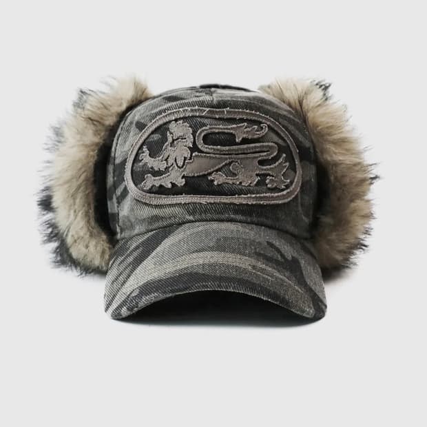 배드블러드 미스틱 트래퍼 햇 그린카모