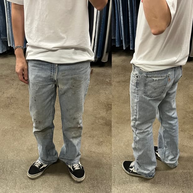 80s Levis517 데미지 부츠컷 (32“)