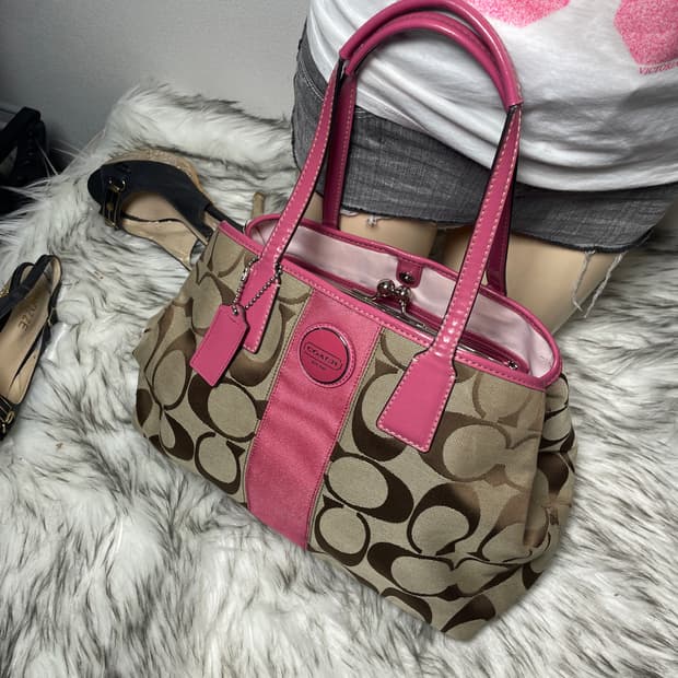 Old Coach 코치 핑크 숄더백 pink bag 