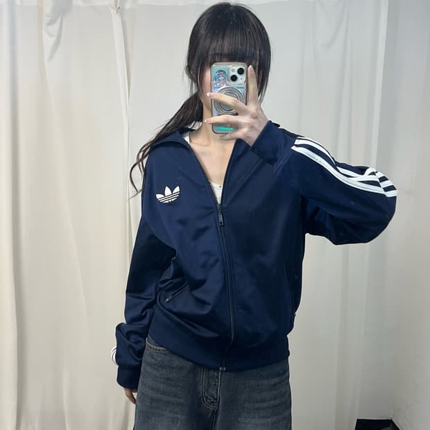 Adidas navy firebird jersey