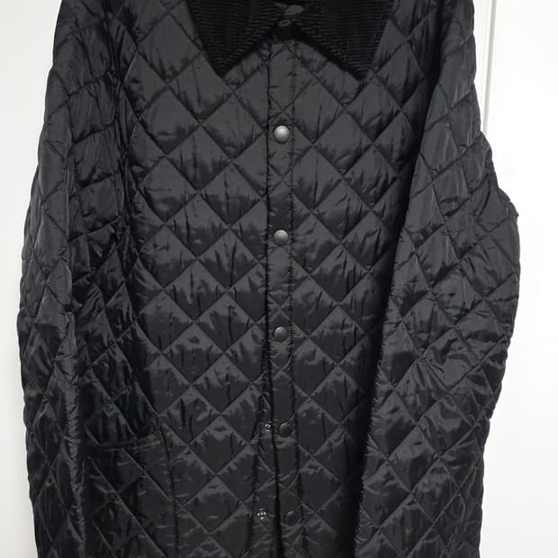 바버 퀼팅 자켓 블랙 L 헤리티지 리데스데일 클래식핏