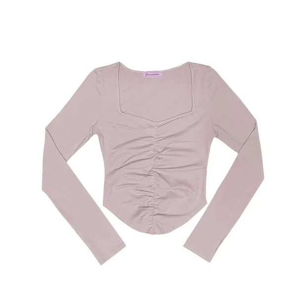 플리즈노팔로우 달린탑 뉴베이비핑크 SS