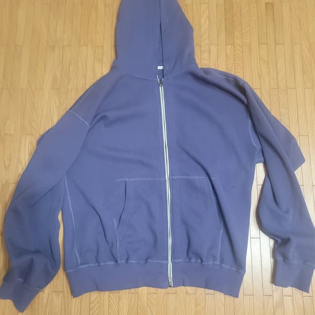 아웃스탠딩 와플후드집업 xl