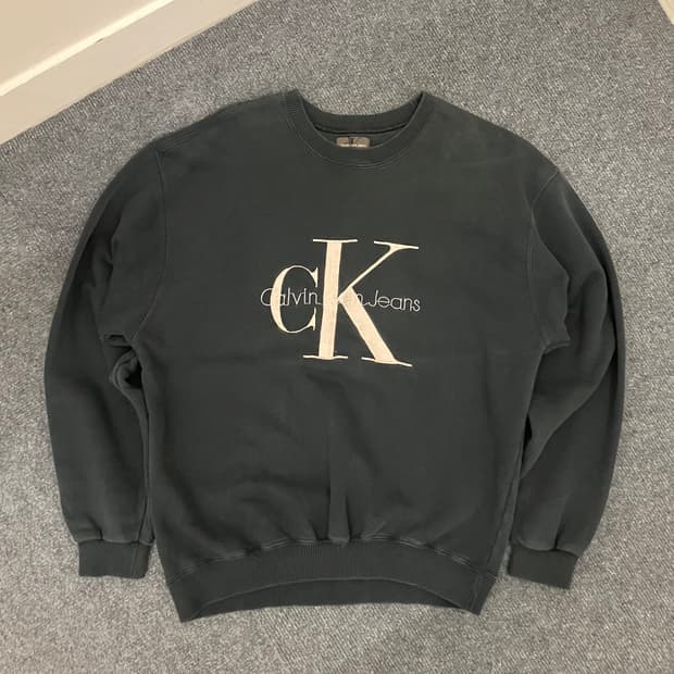 N43 90s ck 캘빈클라인 맨투맨 스웻셔츠
