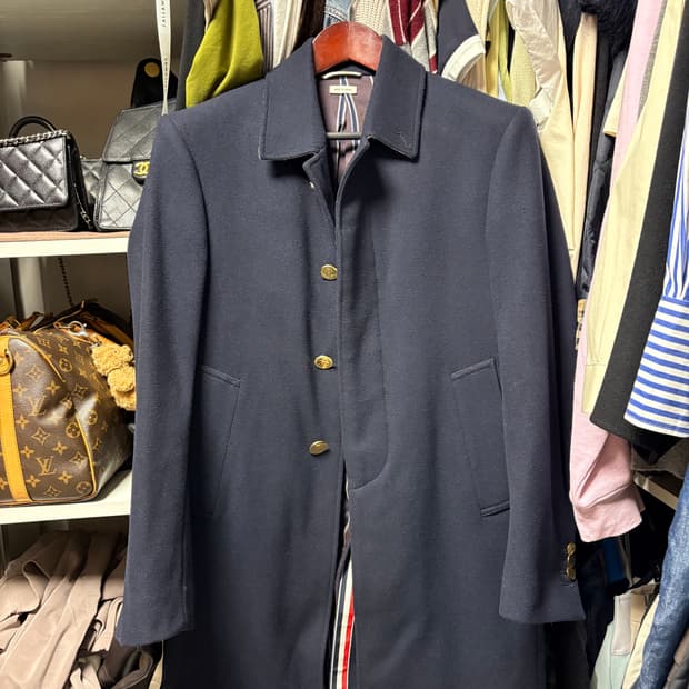 톰브라운 네이비 울 코트 0 사이즈