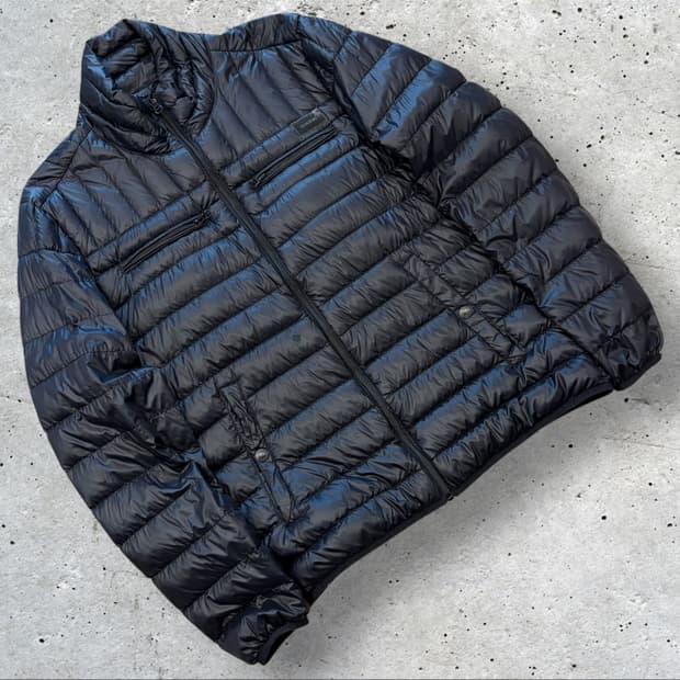 [XL] 디젤 포켓 블랙 경량 패딩 점퍼 C797