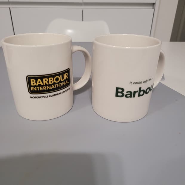 (새상품) 영국 감성 가득한 바버(Barbour) 정품 머그컵 2P세트