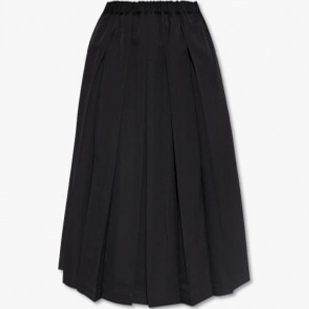 22aw 꼼데가르송 꼼데가르송 반전 플리츠 울 스커트 xs