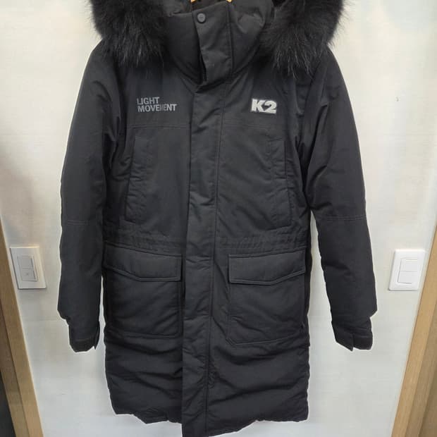 K2 남여공용 매킨리 라쿤퍼 구스다운 롱패딩 95