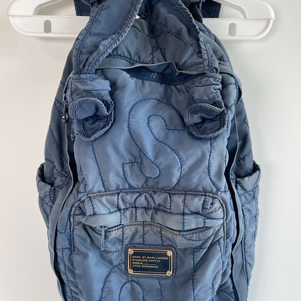 [Marc by Marc Jacobs] 프리티 나일론 퀼팅 백팩 (인디고