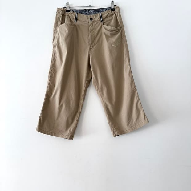 BLUE CROSS natural midi pants / beige