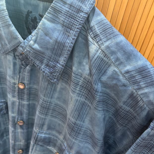BUGATCHI TIE DYE WESTERN SHIRT