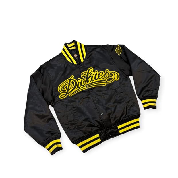 디키즈 로고 바시티 봄버 자켓