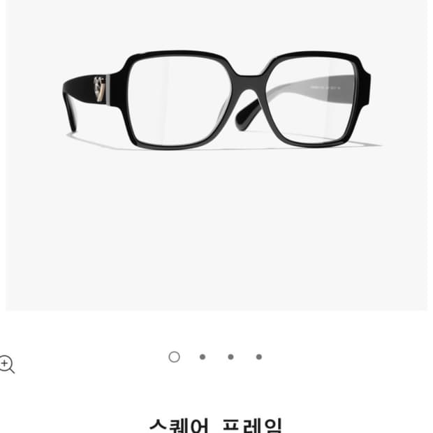 샤넬 하트 스퀘어 안경 블랙 ch3438 (지디 안경)