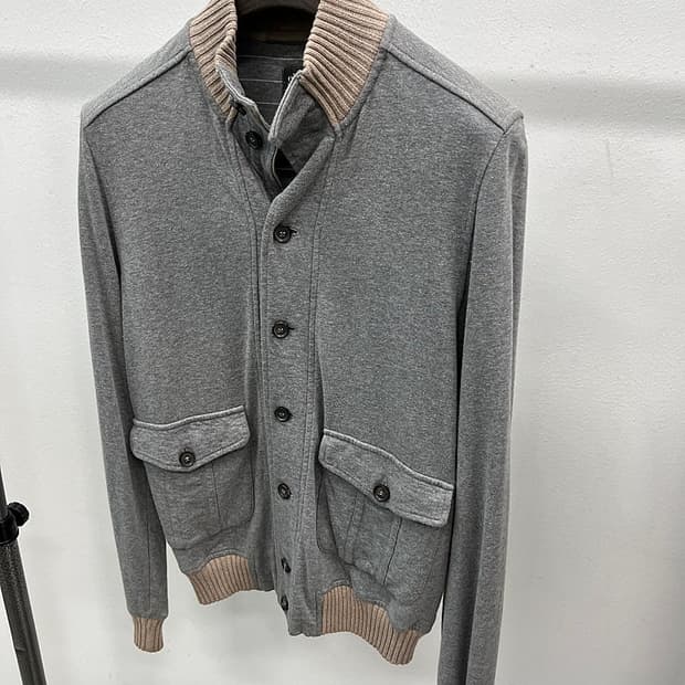 95) 일레븐티 코튼니트 블루종 