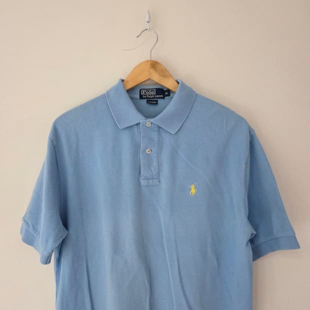 폴로랄프로렌 스카이블루 반팔카라티(100-슬림105사이즈)
