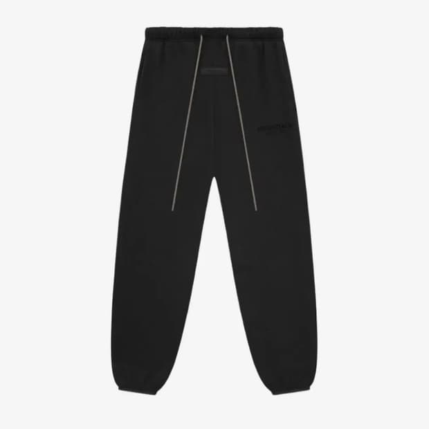 에센셜 스웨트팬츠 블랙 - 24SS