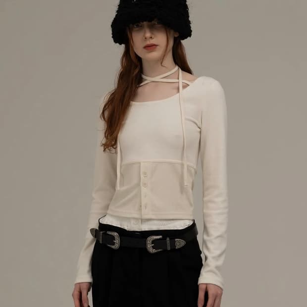 미드나잇 무브 테리 스트랩 티