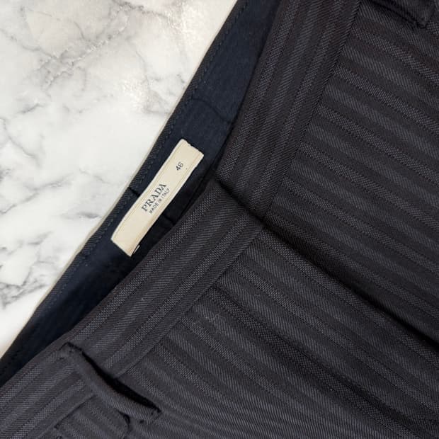 프라다 스트라이프 트라우저 46사이즈