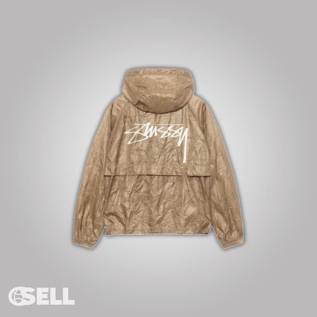 스투시 비치쉴 바람막이 브라운