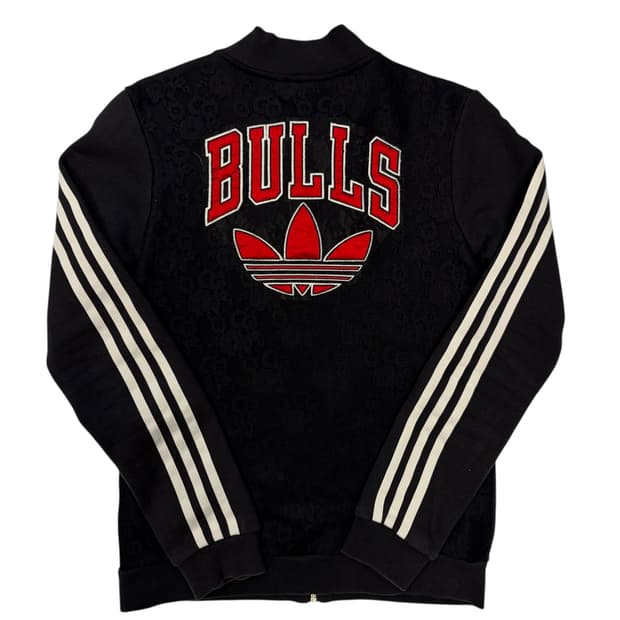아디다스 시카고 불스 블랙 트랙탑 져지 M