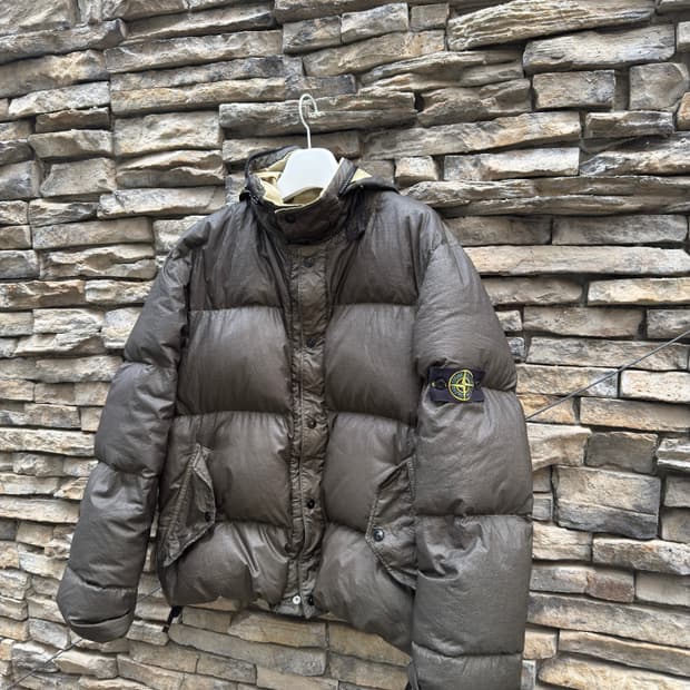 스톤 아일랜드 Opaque Nylon Tela Down 06AW