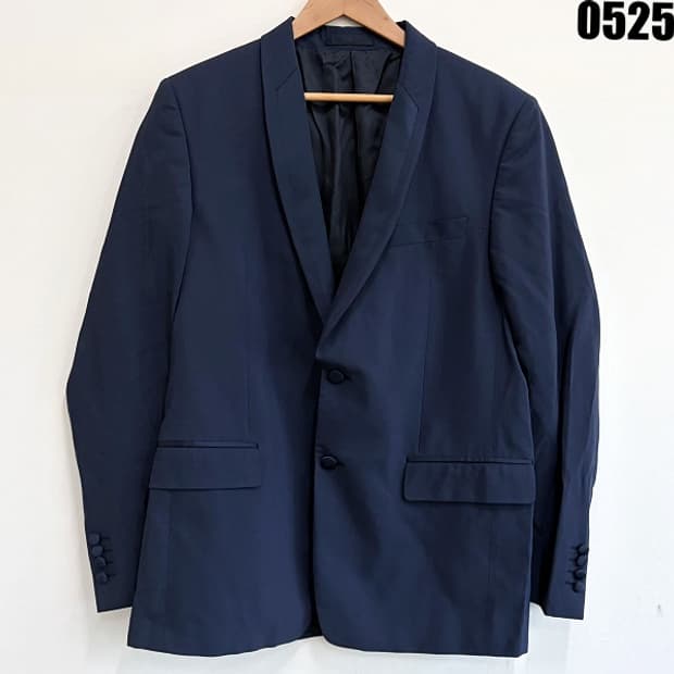 베르사체 네이비 투버튼 블레이저 자켓 52 0525