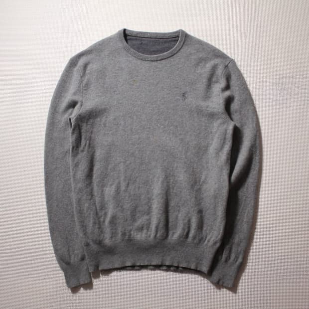 Polo 폴로 랄프로렌 라운드 그레이 니트