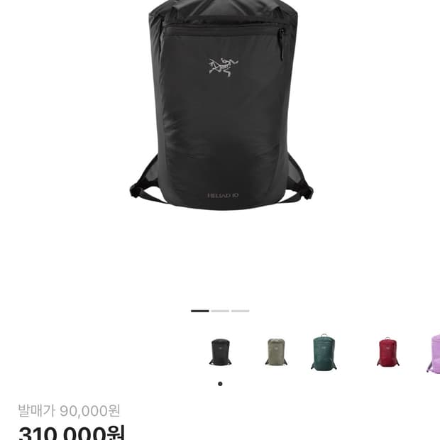 아크테릭스 헬리아드 10 백팩