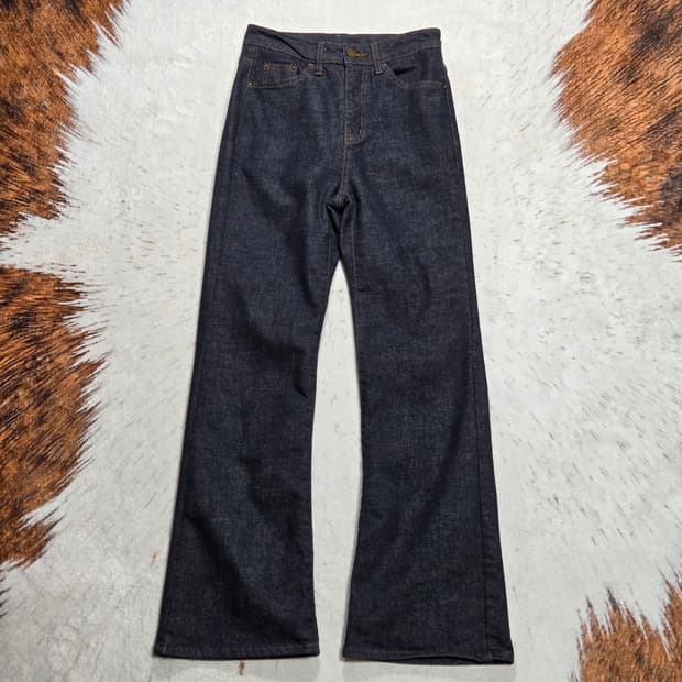 빈티지 진청 부츠컷 데님팬츠