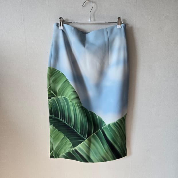 모조에스핀 프린팅 스커트 / 여성 스커트 / 여성 치마 