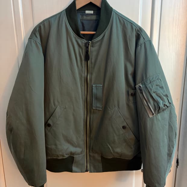 [2]아프레쎄 플라이트자켓 ma1 에크루별주 a.presse