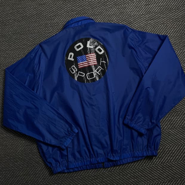 90s 폴로스포츠 올드스쿨 바람막이 y 4410