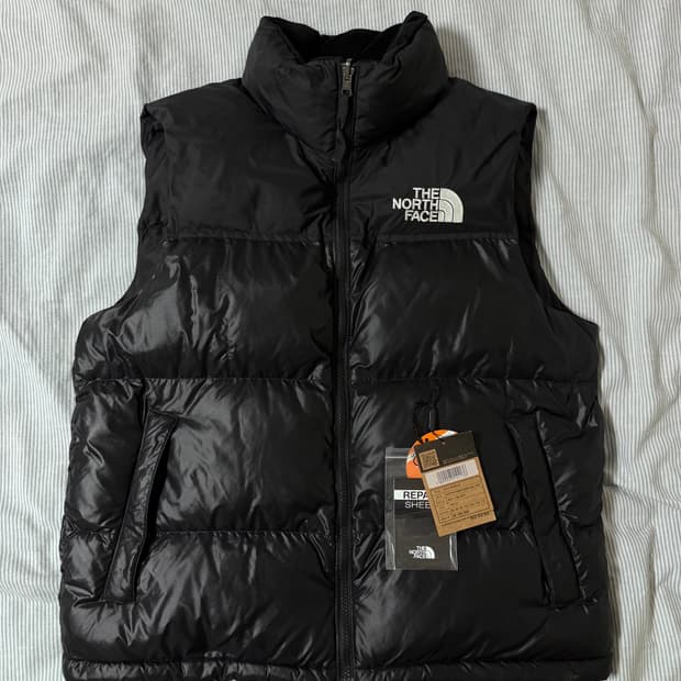 노스페이스 눕시 하이브리드 다운 볼 베스트 블랙