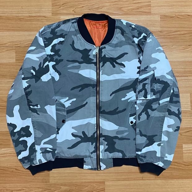 포스텍스 가먼츠 카모 봄버 자켓 MA1