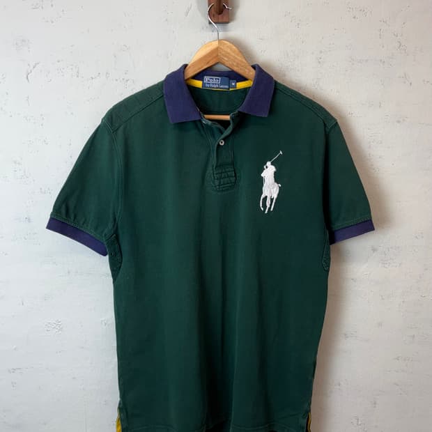 폴로랄프로렌 치프키프 빅포니 그린 반팔 카라티