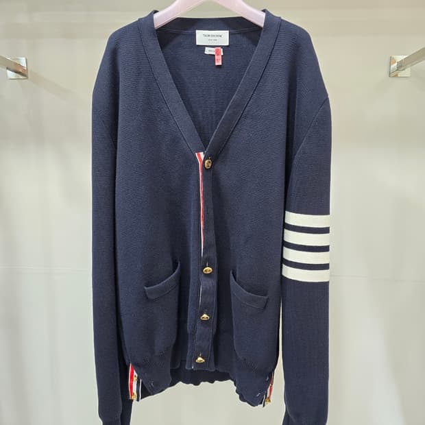 [정품/5사이즈] 톰브라운 네이비 가디건