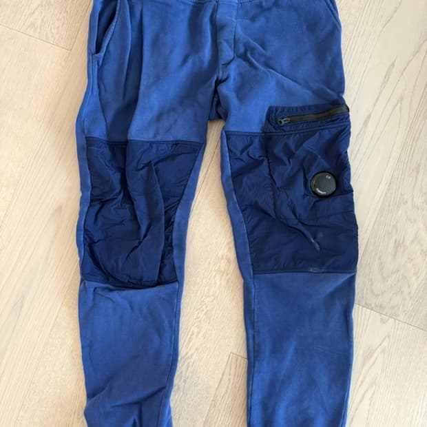 CP컴퍼니 블루 카고 조거팬츠 12y