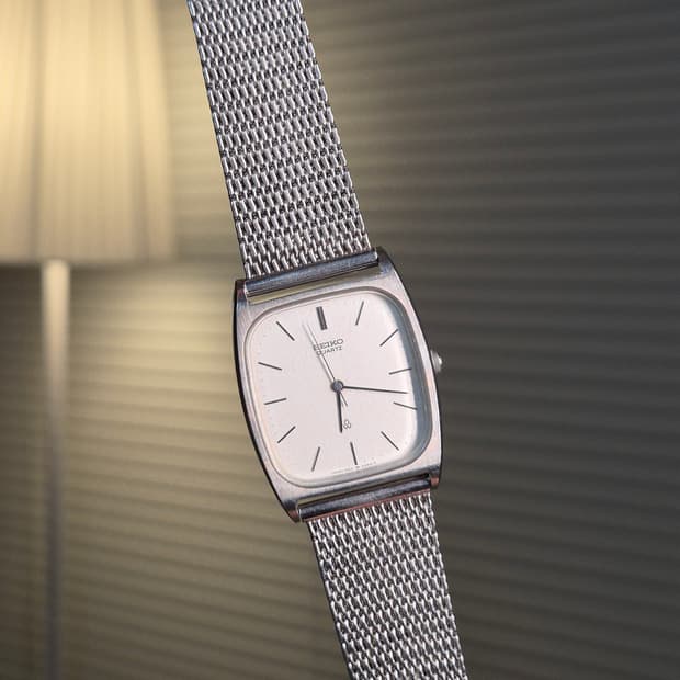 Vintage Seiko Square Silver Quartz