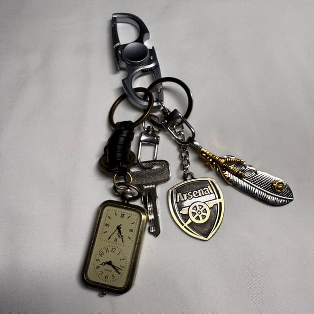 Arsenal Vintage Watch & Key Handmade Key