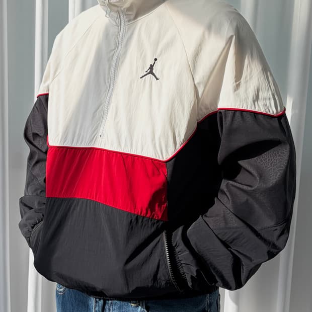 [S-M]나이키 조던 우븐 아노락 바람막이