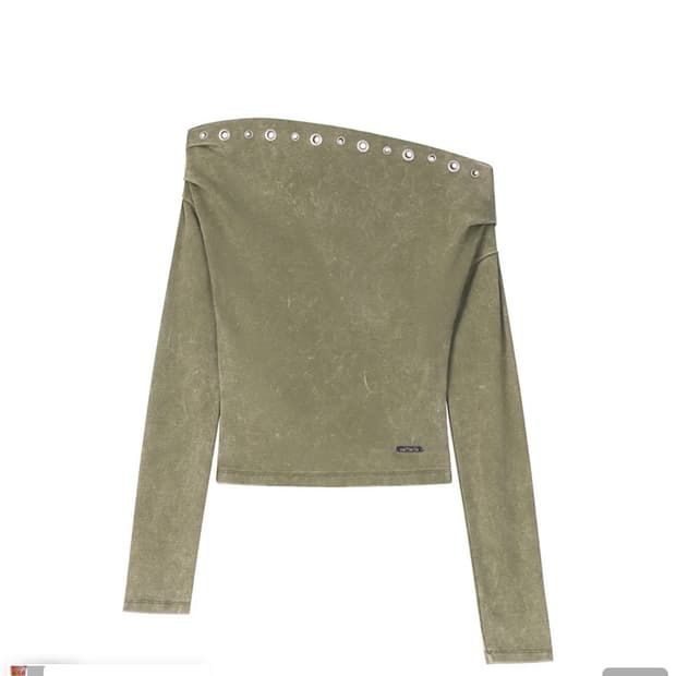 as if calie 애즈이프캘리 eyelet off shoulder