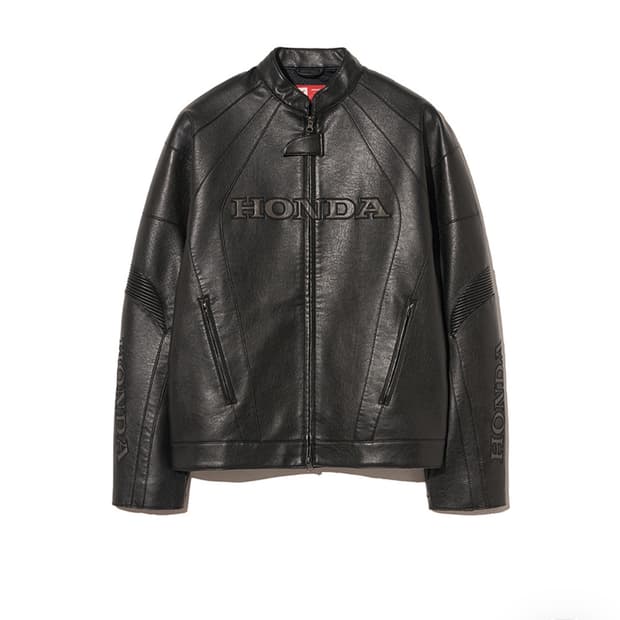 혼다 가죽 자켓 M