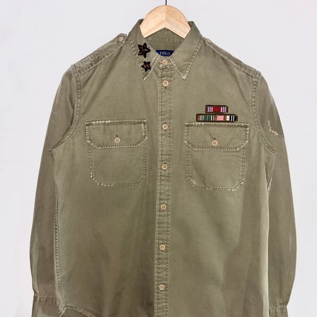 Polo Ralph Lauren 밀리터리 워크 셔츠