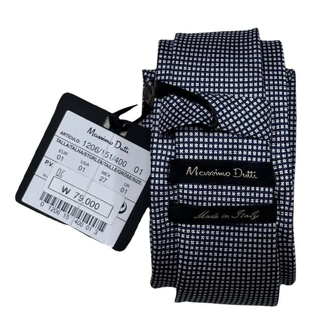 (새상품) MASSIMO DUTTI 실크 넥타이