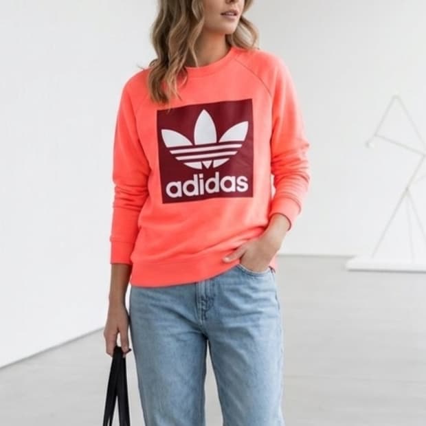 [90]아디다스 트레포일 크루넥 맨투맨