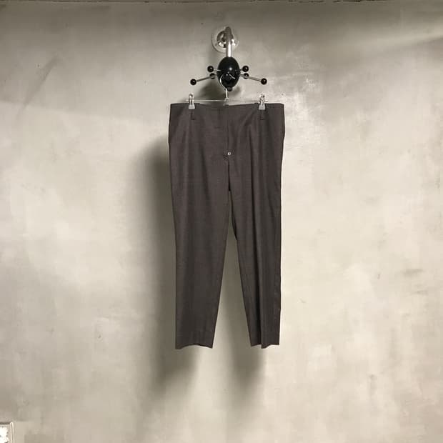 질샌더 브라운 팬츠 40