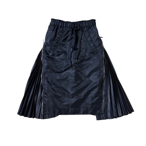 Sacai twill skirt 003