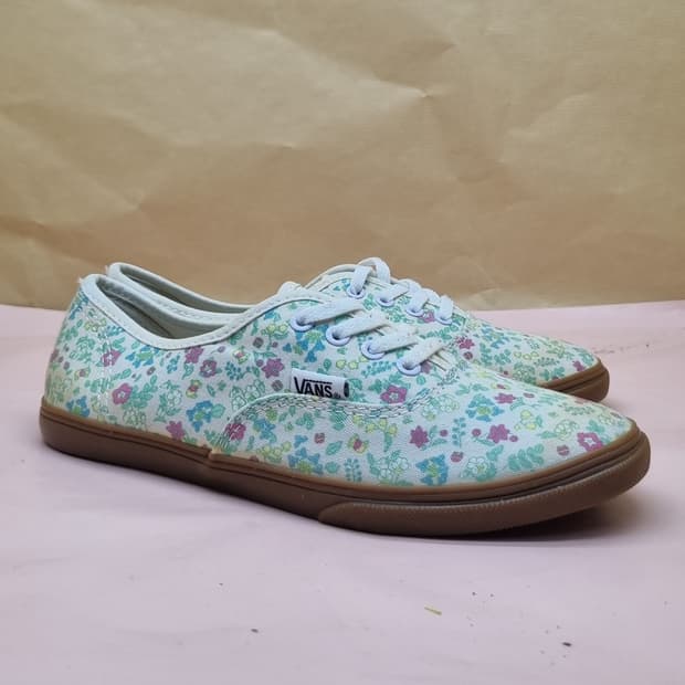 반스 어센틱 플라워 여성운동화235