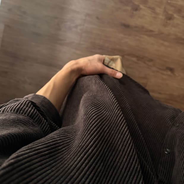 Sorsa 선페이드 코듀로이 오버 셔츠